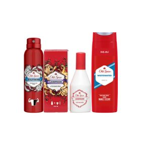 Old Spice Wolf Thorn Deodorant+Bear Glove Tıraş Losyonu+White Water Duş Jeli+Koltuk Altı Jeli Bakım Seti