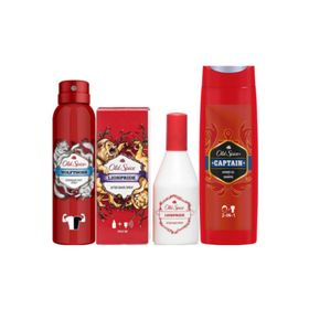 Old Spice Wolf Thorn Deodorant+Bear Glove Tıraş Losyonu+White Water Duş Jeli+Koltuk Altı Jeli Bakım Seti