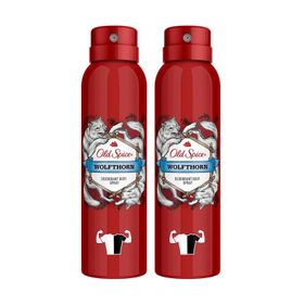 Old Spice Wolfthorn 2x150 ml Sprey Deodorant