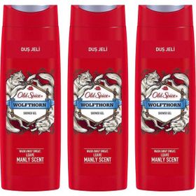 Old Spice Wolfthorn 3x400 ml Duş Jeli