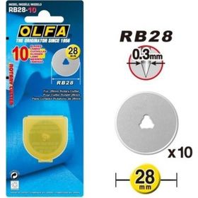 Olfa 200029 Rb28-10 Yuvarlak 10'lu Maket Bıçağı Yedeği