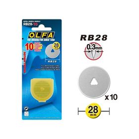 Olfa 200029 Rb28-10 Yuvarlak 10'lu Maket Bıçağı Yedeği