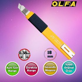Olfa A-2 Klipsli Dar Maket Bıçağı