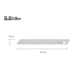 Olfa AB-50 50'li Standart Dar Maket Bıçağı Yedeği