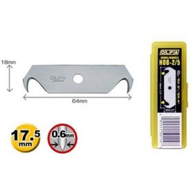 Olfa HOB-2/5 5'li Tüp Emniyetli Maket Bıçağı Yedeği