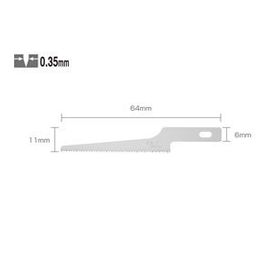 Olfa KB4-NS/3 3'lü Maket Bıçağı Yedeği