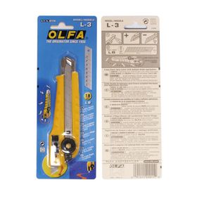 Olfa L-3 Çift Yönlü Kullanılabilir Geniş Maket Bıçağı