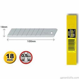 Olfa LB-10 10'lu Standart Geniş Maket Bıçağı Yedeği