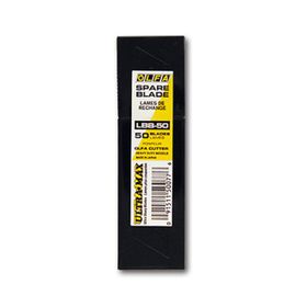 Olfa LBB-50 50'li Extra Keskinleştirilmiş Excel Black Serisi Maket Bıçağı Yedeği