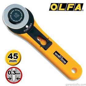 Olfa RTY-2/G 45 mm Çaplı Orta Tasarım Rotary Yuvarlak Maket Bıçağı