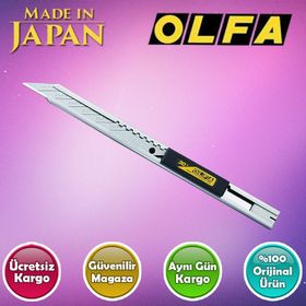 Olfa SAC-1 Dar Metal Gövde İnce Maket Bıçağı