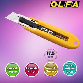 Olfa SK 5 Otomatik Kapanan Emniyetli Maket Bıçağı