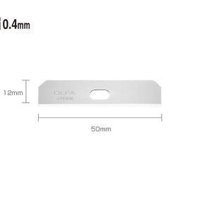 Olfa SKB-7/10B 10'lu Çift Yönlü Emniyetli Maket Bıçağı Yedeği