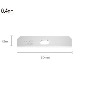Olfa SKB-7/10B 10'lu Çift Yönlü Emniyetli Maket Bıçağı Yedeği
