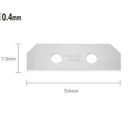 Olfa SKB-8/10B 10'lu Çift Yönlü Emniyetli Maket Bıçağı Yedeği