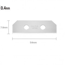 Olfa SKB-8/10B 10'lu Çift Yönlü Emniyetli Maket Bıçağı Yedeği