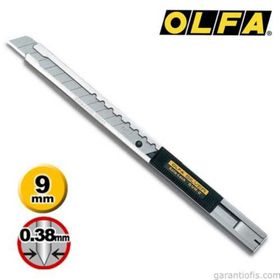 Olfa SVR-2 Çelik Gövdeli Otomatik Kilitli Dar Maket Bıçağı