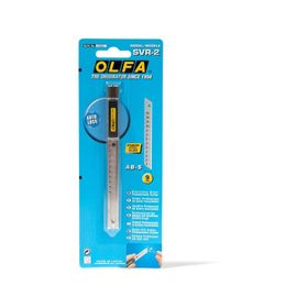 Olfa SVR-2 Çelik Gövdeli Otomatik Kilitli Dar Maket Bıçağı