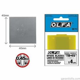 Olfa TB-45 Tekli Kazıma Bıçağı Yedeği