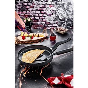 Olika 26 cm Siyah İnci Granit Krep Tava
