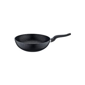 Olika W2803/03 28 cm Siyah İnci Granit Wok Tava