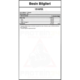 Olimp Gold Omega 3 Sport Edition 120 Kapsül Balık Yağı