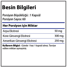 Olimp Platinum Ginseng 60 Kapsül
