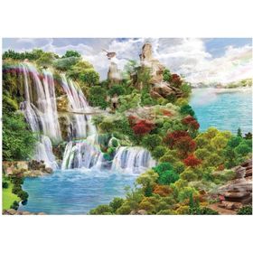 Olimpia 1000 Parça Şelale ve Güzel Manzara Puzzle