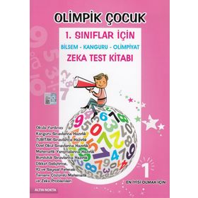 Olimpik Çocuk 1. Sınıflar İçin Bilsem - Kanguru - Olimpiyat Zeka Test Kitabı - kollektif