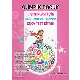 Olimpik Çocuk 1. Sınıflar İçin Bilsem - Kanguru - Olimpiyat Zeka Test Kitabı - kollektif