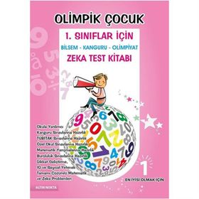 Olimpik Çocuk 1. Sınıflar İçin Matematik ve Zeka Test Kitabı-Altın Nokta Yayınları