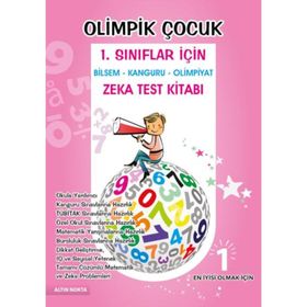 Olimpik Çocuk 1. Sınıflar İçin Matematik ve Zeka Test Kitabı-Altın Nokta Yayınları
