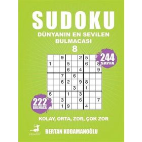 Olimpos Yayınları Sudoku Kolay Orta Zor Çok Zor Dünyanın En Sevilen Bulmacası 8