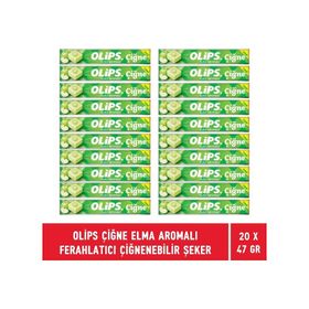 Olips 47 gr Çiğne Elma Aromalı Ferahlatıcı Çiğnenebilir Şeker