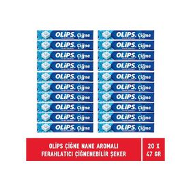 Olips 47 gr Çiğne Nane Aromalı Ferahlatıcı Çiğnenebilir Şeker