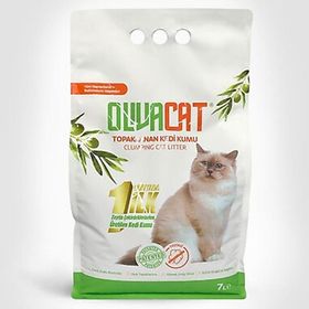 Oliva Cat 7 lt Zeytin Çekirdeğinden Üretilen Topaklanan Kedi Kumu