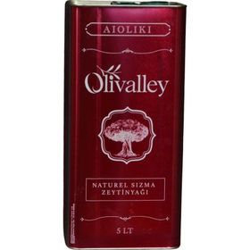 Olivalley 5 lt Soğuk Sıkım Naturel Sızma Zeytinyağı