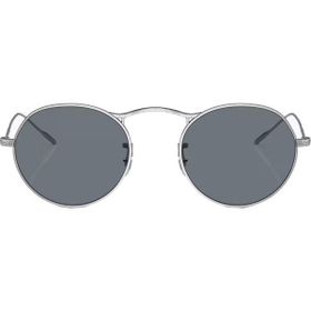 Oliver Peoples 1220S 5036R8 49 Gümüş Oval Çerçeve Unisex Güneş Gözlüğü