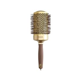 Olivia Garden 65 Expert Blowout Speed Wavy Bristles Gold & Brown Fırça