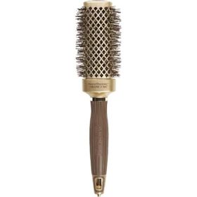 Olivia Garden Altın ve Kahverengi 40 Expert Blowout Straight Wavy Bristle Saç Fırçası