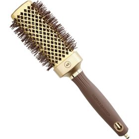 Olivia Garden Altın ve Kahverengi 40 Expert Blowout Straight Wavy Bristle Saç Fırçası