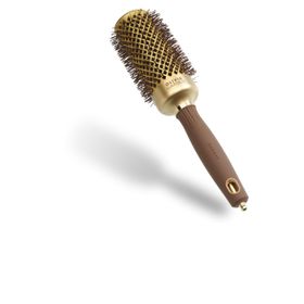 Olivia Garden Altın ve Kahverengi 45 Expert Blowout Shine Wavy Bristles Saç Fırçası
