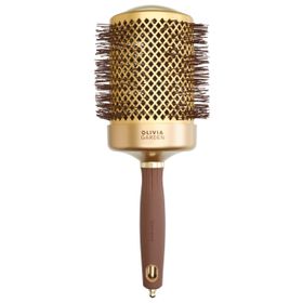 Olivia Garden Altın ve Kahverengi 80 Expert Blowout Shine Wavy Bristles Saç Fırçası