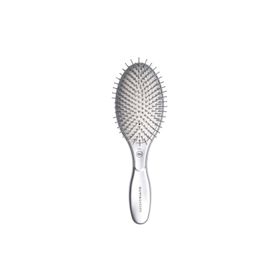 Olivia Garden Expert Care Curve Nylon Bristles Gümüş Saç Fırçası