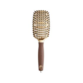 Olivia Garden Expert Care Flex Boar&Nylon Bristles Gold&Brown Saç Fırçası