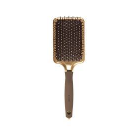 Olivia Garden Expert Care Rectangular Nylon Bristle Gold & Brown L Fırça