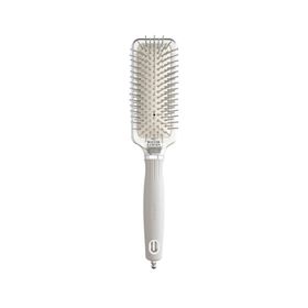 Olivia Garden Expert Care Rectangular Nylon Bristles Silver S Fırça