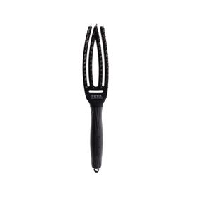 Olivia Garden Fingerbrush Care Iconic Boar & Nylon Full Black S Fırça