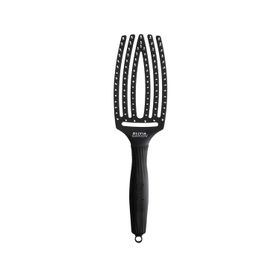 Olivia Garden Fingerbrush Care Iconic Nylon Bristles Black M Fırça