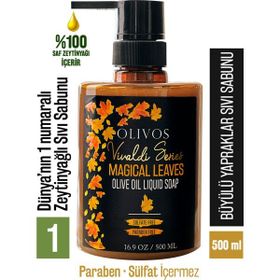 Olivos Vivaldi Serisi Doğal Büyülü Yapraklar Zeytinyağlı 500 ml Sıvı Sabun
